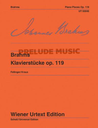 Brahms Piano Pieces for piano op. 119