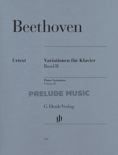 Beethoven Variations for Piano, Volume II