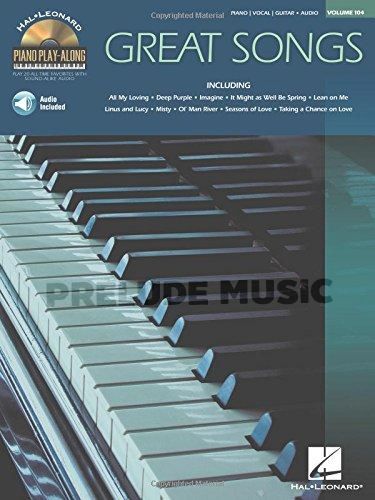 Great Songs: Piano Play-Along Volume 104 with Two CDs