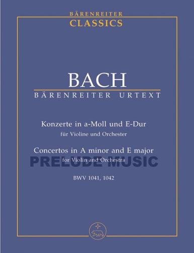 Bach,Concertos in A minor and E major BWV 1041, BWV 1042