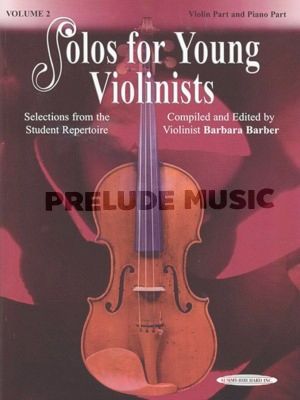 Solos for Young Violinists Violin Part and Piano Acc., Volume 2