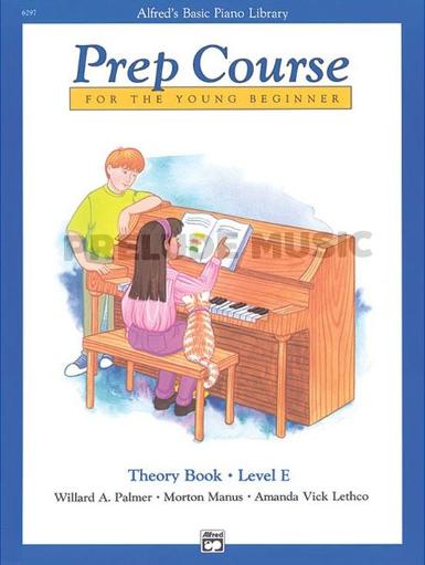 Alfred's Basic Piano Prep Course : Theory book E