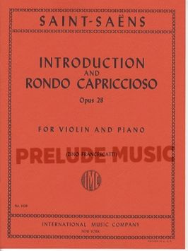 Saint-Saens Introduction and Rondo Capriccioso opus 28