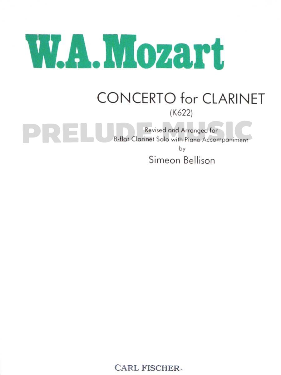 W.A.Mozart Concerto for Clarinet In Bb, K 622