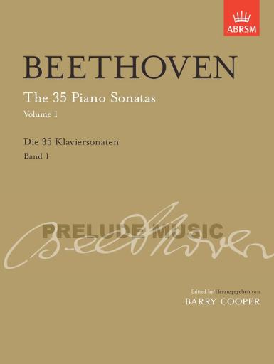 Beethoven The 35 Piano Sonatas Volume 1