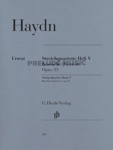 Haydn String Quartets Book V op. 33 (Russian Quartets)