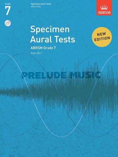 ABRSM Specimen Aural Tests - Grade 7 (2011+) Book/2 CDs