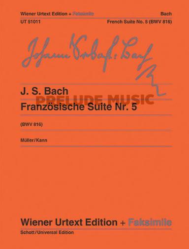 J.S.Bach French Suite No.5 - G major for piano BWV 816