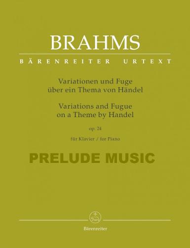 Brahms Variations and Fugue on a Theme by Handel for Piano op. 24