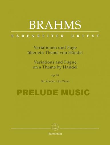 Brahms Variations and Fugue on a Theme by Handel for Piano op. 24