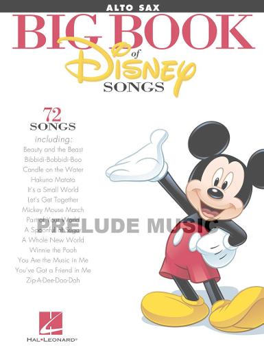 BOOK OF DISNEY SONGS Alto Saxophone