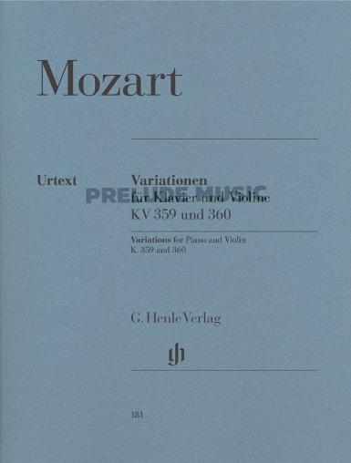 Mozart Variations for Piano and Violin