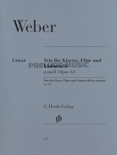 Weber Trio g minor op. 63 for Piano, Flute and Violoncello