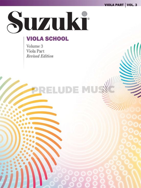 Suzuki Viola School Viola Part Volume 3