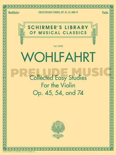 Wohlfahrt Collected Easy Studies for the Violin