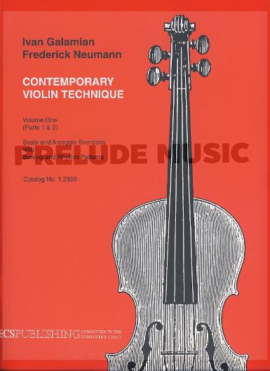 The Galamian Contemporary Violin Technique