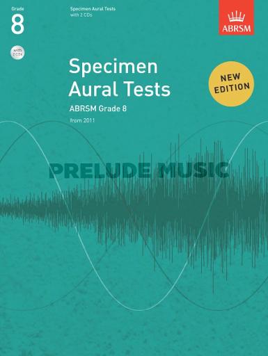 ABRSM Specimen Aural Tests - Grade 8 (2011+) Book/2 CDs