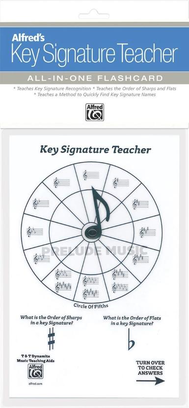 Alfred's Key Signature Teacher White