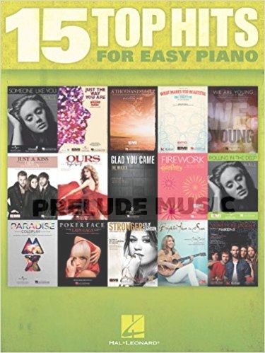 15 Top Hits for Easy Piano