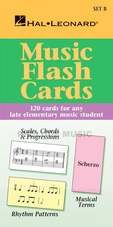 Music Flash Cards Set B