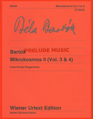 Bart?k Mikrokosmos for piano Book 3 & 4