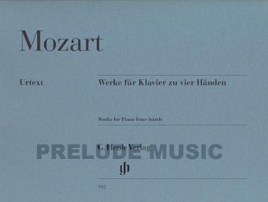 Mozart Works for Piano Four-hands