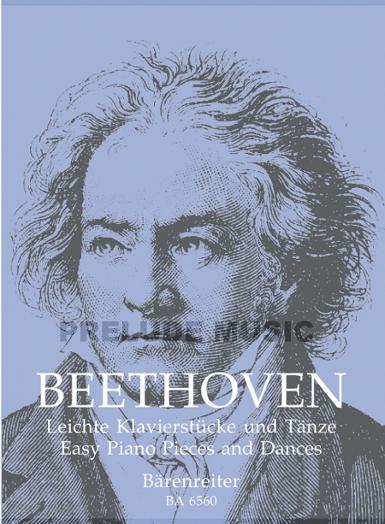 Beethoven Easy Piano Pieces and Dances