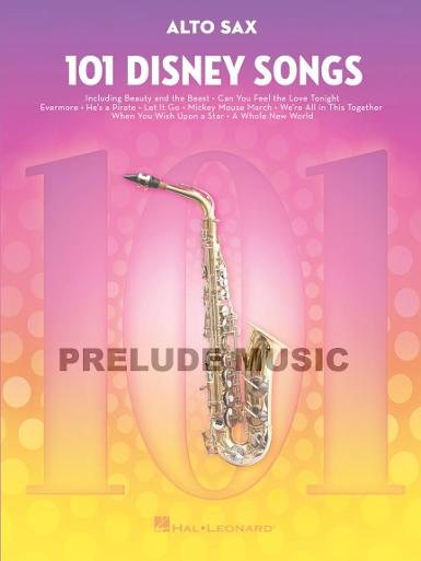 101 DISNEY SONGS for Alto Sax