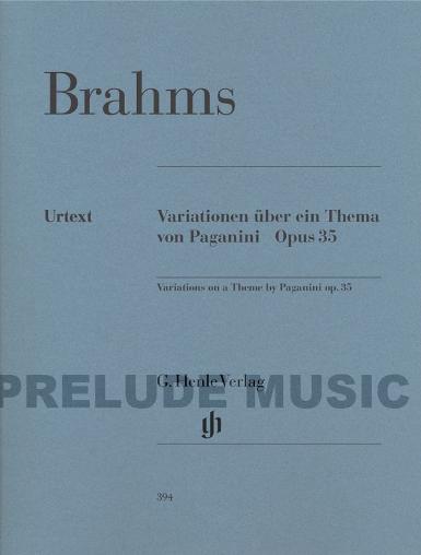 Brahms Paganini Variations op. 35