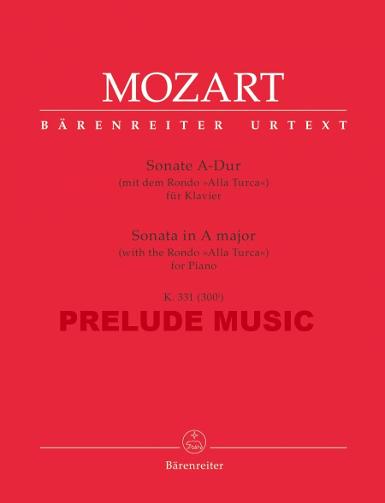 Mozart Sonata for Piano A major K. 331 (300i)