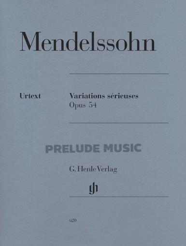 Mendelssohn Variations s?rieuses op. 54