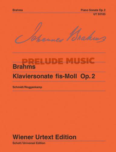 Brahms Piano Sonata - F minor for piano op. 2