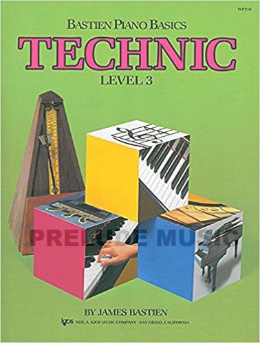 Bastien Piano Basics, Technic Level 3