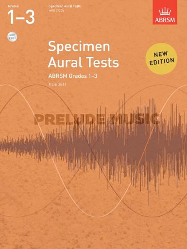 ABRSM Specimen Aural Tests - Grades 1-3 (2011+) Book/2 CDs