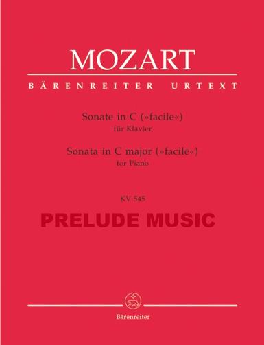 Mozart Sonate f?r Klavier C-Dur KV 545 "Facile"