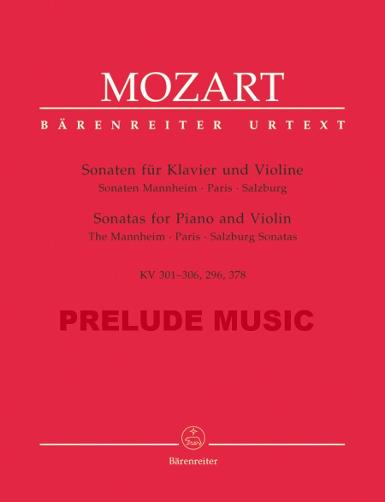 Mozart Sonatas for Piano and Violin