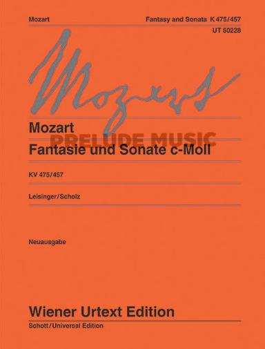 Mozart Fantasia and Sonata - C minor for piano KV 475, KV 457