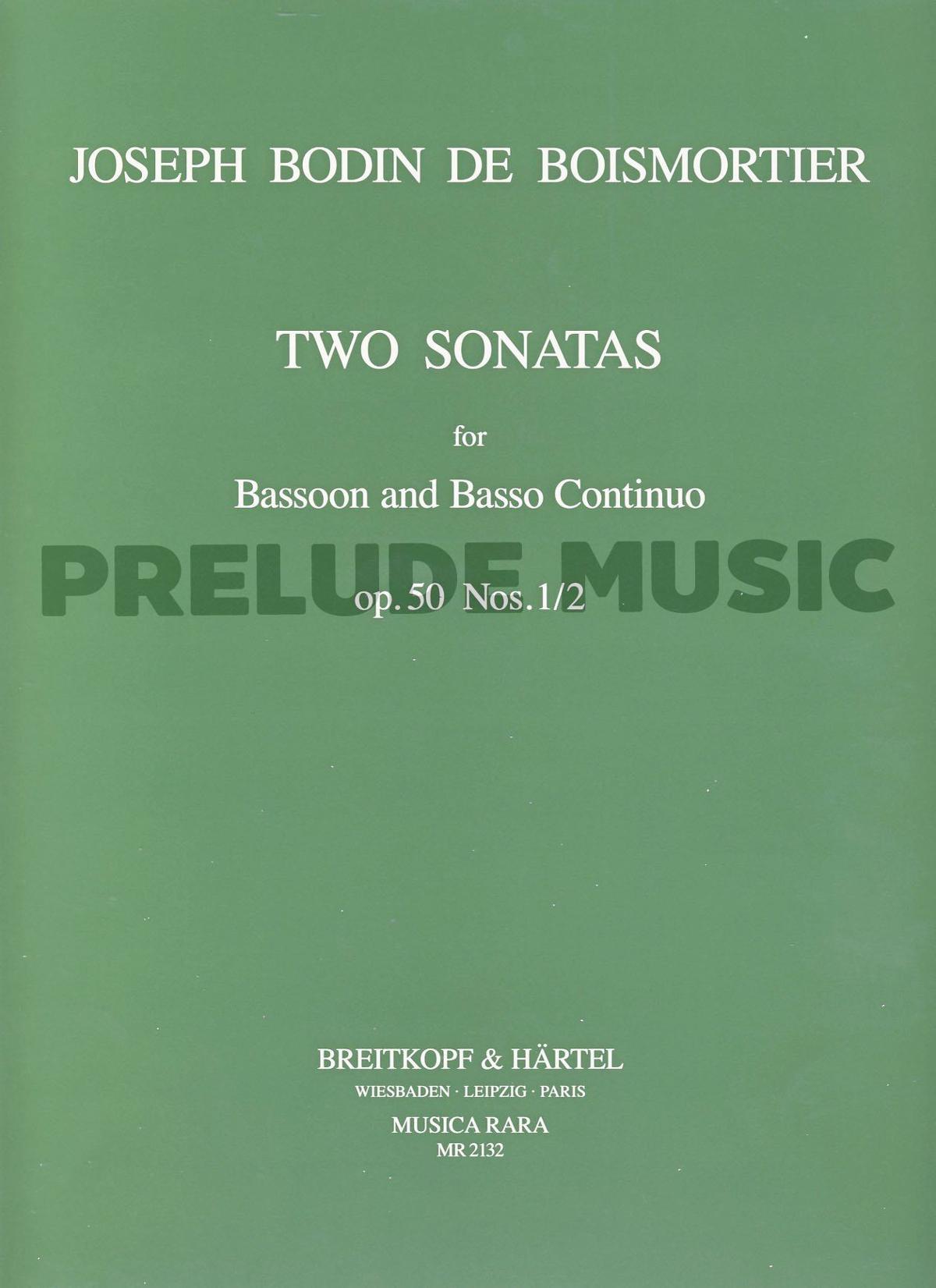 BOISMORTIER J.B. - Two Sonatas Op.50 Nos.1/2