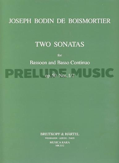 BOISMORTIER J.B. - Two Sonatas Op.50 Nos.1/2