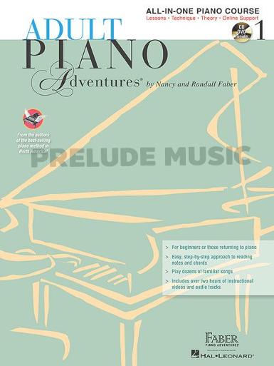 Adult Piano Adventures All-in-One Lesson Book 1