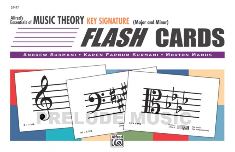 Alfred's Essentials of Music Theory: Flash Cards  Key Signature